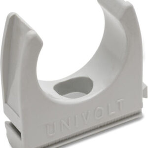 Príchytka rúrky CL 20 82178 20mm PVC svetlosivá