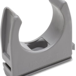 Príchytka rúrky CL 16 82210 16mm PVC sivá